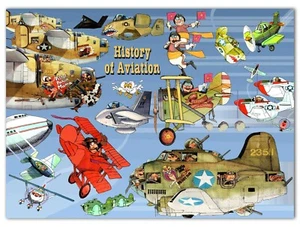 1000 Teile Flugzeug Puzzle - Luftfahrt Puzzle - Geschichte der Luftfahrt Puzzle - Bild 1 von 3