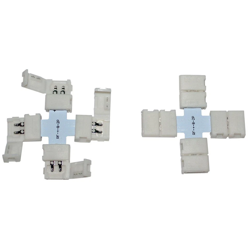 LED Clip "+" Conector para 8mm LED tira 13x5mm - Imagen 1 de 1