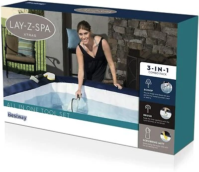  Bestway 60310 Lay-Z-Spa Reinigungsset All in One SPA Kescher Bürste Handschuh - Bild 1 von 4