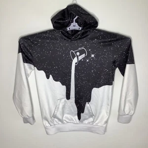 Funnycokid Youth Long Sleeve Black & White Hoodie Sz XL - Picture 1 of 5