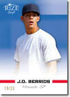 2012 Leaf Rize Draft Blue #9 J.O. Berrios Twins Prospect (Emerald Paragon)(Rooki