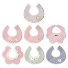 Trendy Baby Cotton Bibs Soft & Comfortable Bibs for Messy Meals Chewing