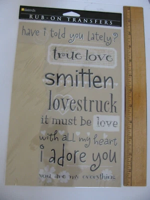 Daisy D's LOVE STRIKE Frotar en Transferencias 1 Hoja Foto 1 de 2