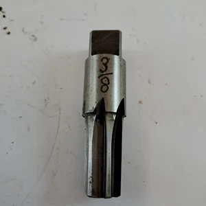 Taladro cónico de tubo escariador de flauta paralelo recto BSPT-NPT de 3/8" - Imagen 1 de 6