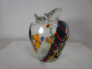 Studio Art Glas Patchwork Stock Vase Apfel Größe schwer - Bild 1 von 11