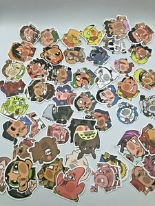 CARTOON GLASS~ Confezione Adesivi~50 PC per Skateboard~Laptop~Telefono~Scrapbook - Foto 1 di 3