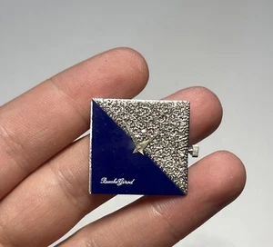 Reloj de colección BUECHE-GIROD 17J 5 posiciones lapislázuli y esfera de diamantes movimiento - Imagen 1 de 4