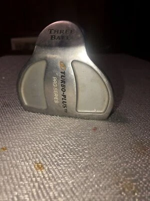 TURBO PLUS Pro Series THREE BALL PUTTER  Steel Shaft Crown Jumbo Grip - Image 1 of 4