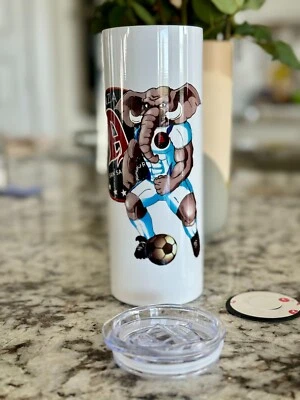 20Oz Stainless Steel Tumbler - Hot 6H, Cold 12H | Alianza FC | Lid and Straw - Image 1 of 4