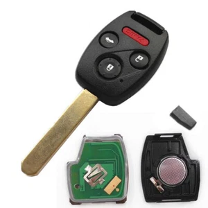 for Honda Accord Fit 313.8 Mhz ID46 Chip 4Button Remote Ignition Transponder Key - Imagen 1 de 7