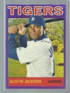 2013 Topps Heritage Chrome Purple Refractors #HC93 Austin Jackson (ref43325) - Picture 1 of 1