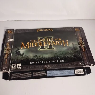 Lord of the Rings Battle for Middle Earth 2 ii Collector's Edition PC BOX ONLY - Image 1 of 2
