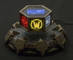 Blizzard Employee Holiday Gift 2018 Floating Lit Spinning Statue USB Charger NIB - Picture 1 of 3