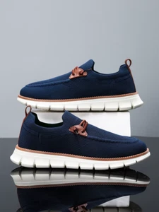 Zapatos deportivos informales transpirables antideslizantes resistentes al desgaste amortiguación bloqueo de color - Imagen 1 de 16