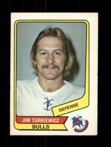 1976-77 O-Pee-Chee WHA #18 Jim Turkiewicz RC EXMT (ref 119106)