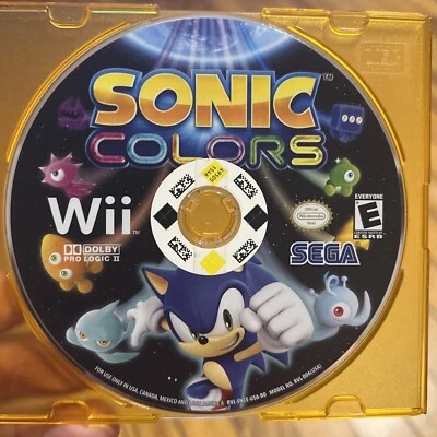 Sonic Colors (Nintendo Wii, 2010) Disc Only! Tested & Works - Image 1 of 4