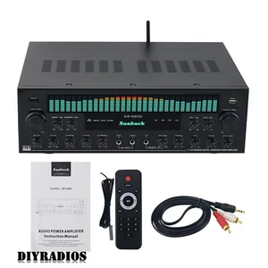 SR-5800 1200W 220V 7.1 Ch Amp Bluetooth Karaoke Digital Surround Power Amplifier - Picture 1 of 7
