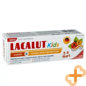 Lacalut Kinder Zahnpasta für Kinder Aged 2-6 Jahre Minze Geschmack 55ml Vitamine - Bild 1 von 24