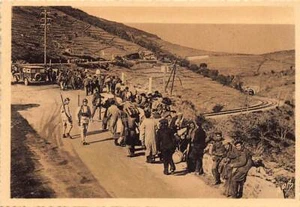 España - GUERRA CIVIL - Retirada - En la carretera de Cerbère - Ed. APA 17 - Picture 1 of 2
