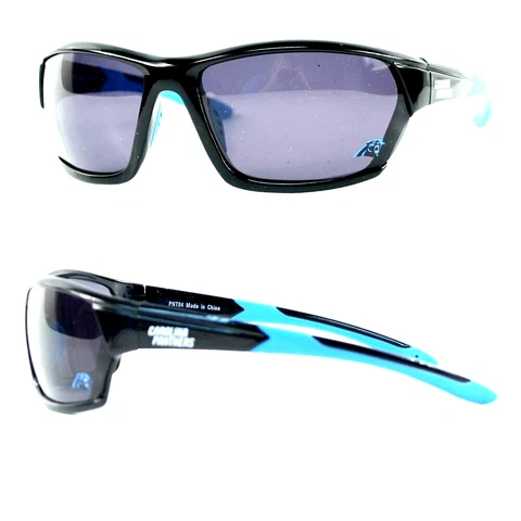 CAROLINA PANTHERS SPORTS FULL RIM SUNGLASSES POLARIZED AND W/FREE POUCH/BAG NEW Cover