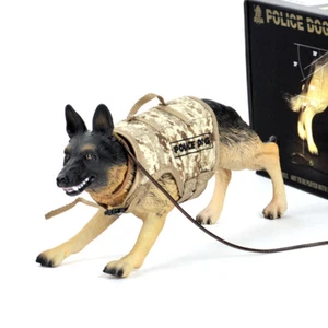 New 1/6 Scale German Shepherd Dog Police dog Action Figure Dog Kids Display - Picture 1 of 9