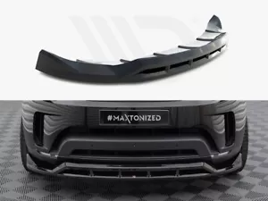 Front Splitter Maxton Design Gloss Black ABS for Land Rover Discovery HSE MK5 - Picture 1 of 6