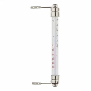TFA Thermometer, Wetterstationen Fensterthermometer BL-10TFA HalterMetall - Bild 1 von 1