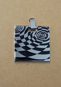 Ciondolo Collana Pendente a tema scacchi di acciaio 316 L - Foto 1 di 4