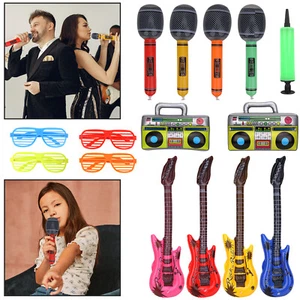 Inflatable Photo Booth Props Festival Party Music Instruments Prop Gifts Set - Picture 1 of 12