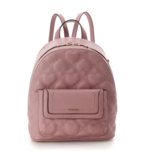Samantha Vega Heart Quilting Backpack NEW "Pink" - Picture 1 of 14