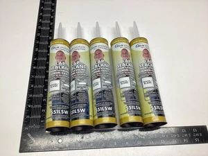 BOAT RV DICOR LAP SEALANT WHITE 10.3oz 551 LSW CAULK 1/4” 3/8 BEAD LOT OF 5 NEW - Picture 1 of 5