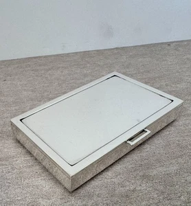 RARE EARLY 1925-1932 GEORG JENSEN STERLING TABLE BOX #825 BY SIGVARD BERNADOTTE - Picture 1 of 10