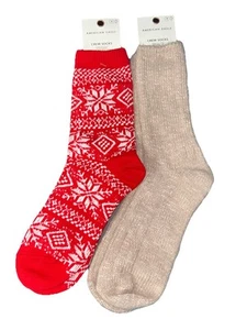 American Eagle Outfitters 2-pair Women’s Cozy Crew Socks Warm - Picture 1 of 11