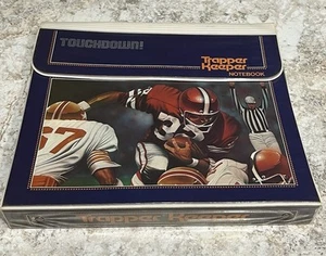 Vintage 80’s mead touchdown Football Sports trapper keeper Notebook NFL - Picture 1 of 12