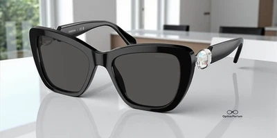 Gafas de sol para mujer SWAROVSKI SK6018 100187 negro gris oscuro 52 mm Foto 1 de 4