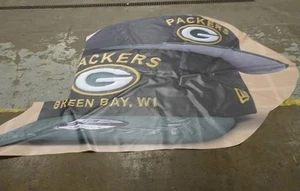 2025 NFL Draft New Era Green Bay Packers Draft Hats Banner Event Used - CUT - Picture 1 of 1