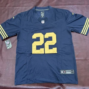 Matthew Golden Jersey Mens Large Blue Throwback Green Bay Packers Rookie #22 - Picture 1 of 6