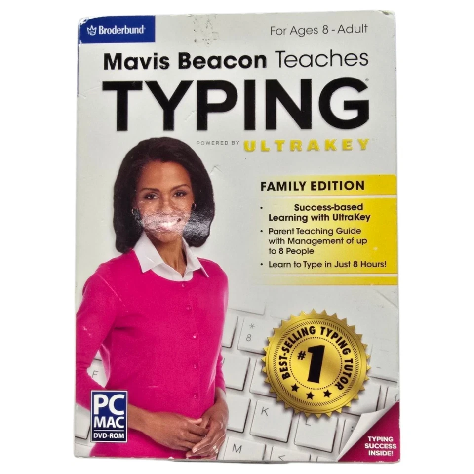 Mavis Beacon Teaches Typing Family Edition PC Mac DVD - Image 1 of 2