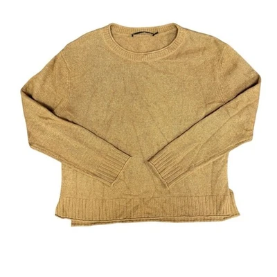 Jenni Kayne Everyday Sweater Long Sleeve Knit Pullover Wool Blend Brown Medium M - Image 1 of 4