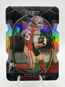 2022 Panini Select - [Base] - Black & Red Prizm Die-Cut #5 - George Kittle - Bild 1 von 2