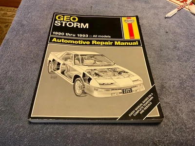 Manual de reparación Haynes Geo Storm 1990-1993 Foto 1 de 3