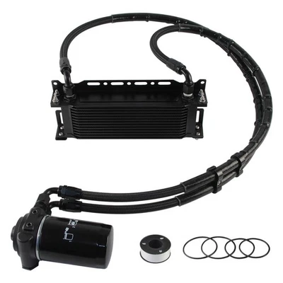 13 Row AN8 Oil Cooler Kit Thermostatic Oil Filter For Golf MK6 GTI EA888 Gen2  - Image 1 of 4