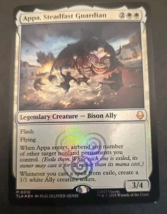 Appa, Steadfast Guardian Avatar: The Last Airbender MTG Foil Near Mint  - Picture 1 of 3