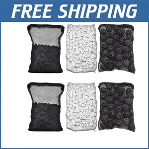 Comprehensive Fish Care: Double Pack Filter Media with Bio Balls, Carbon & Rings - Picture 1 of 3
