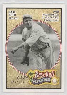 2005 Upper Deck Baseball Heroes /575 Babe Ruth #101 HOF - Image 1 of 2