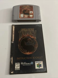 Cartuccia Mortal Kombat Trilogy Nintendo 64 N64 con manuale - testata/autentica - Foto 1 di 6