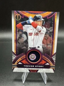 Sello de aprobación tributo Topps 2023 # SOA-TS Trevor Story Medias Rojas 20/50 púrpura - Imagen 1 de 3