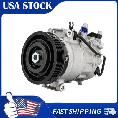 A/C Compressor w/ Clutch 59178 For 2013 2017 Audi Q7 3.0L 2013-2017 Audi Q5 3.0L - Image 1 of 4