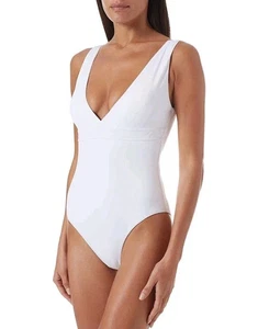 Melissa Odabash White Pompeii One-Piece Swimsuit UK 16 Us12 Eur48 BNWT - Picture 1 of 10