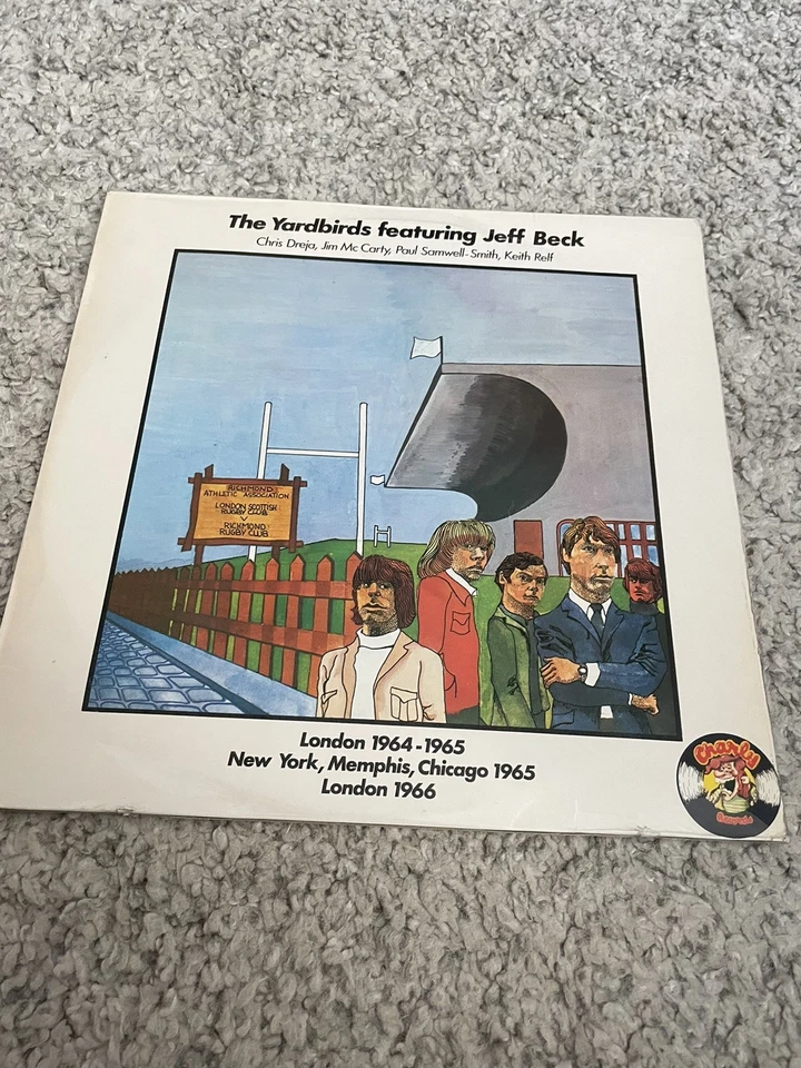 The Yardbirds Featuring Jeff Beck 12” Black Vinyl LP Compilation 1976 Charly Rec - Image 1 of 4